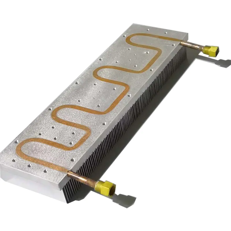 High Power IGBT Water Cooling Heatsink With Copper Tube Embedded