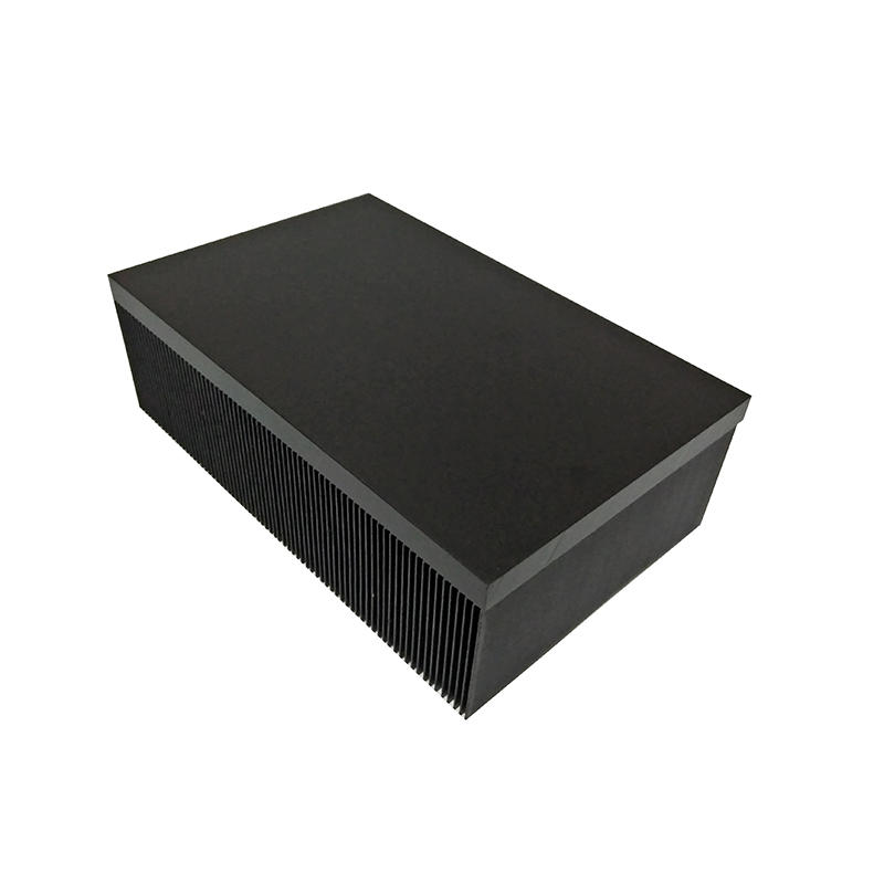 Skived Fin Aluminum Heatsink With Black Anodized From Lori