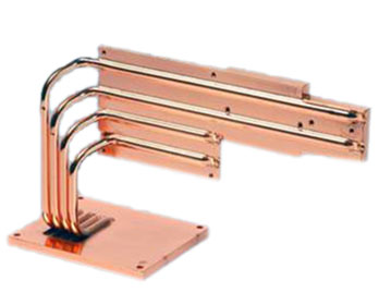 copper plate + heat pipe