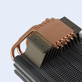 Heat sink With Heat pipe soldering