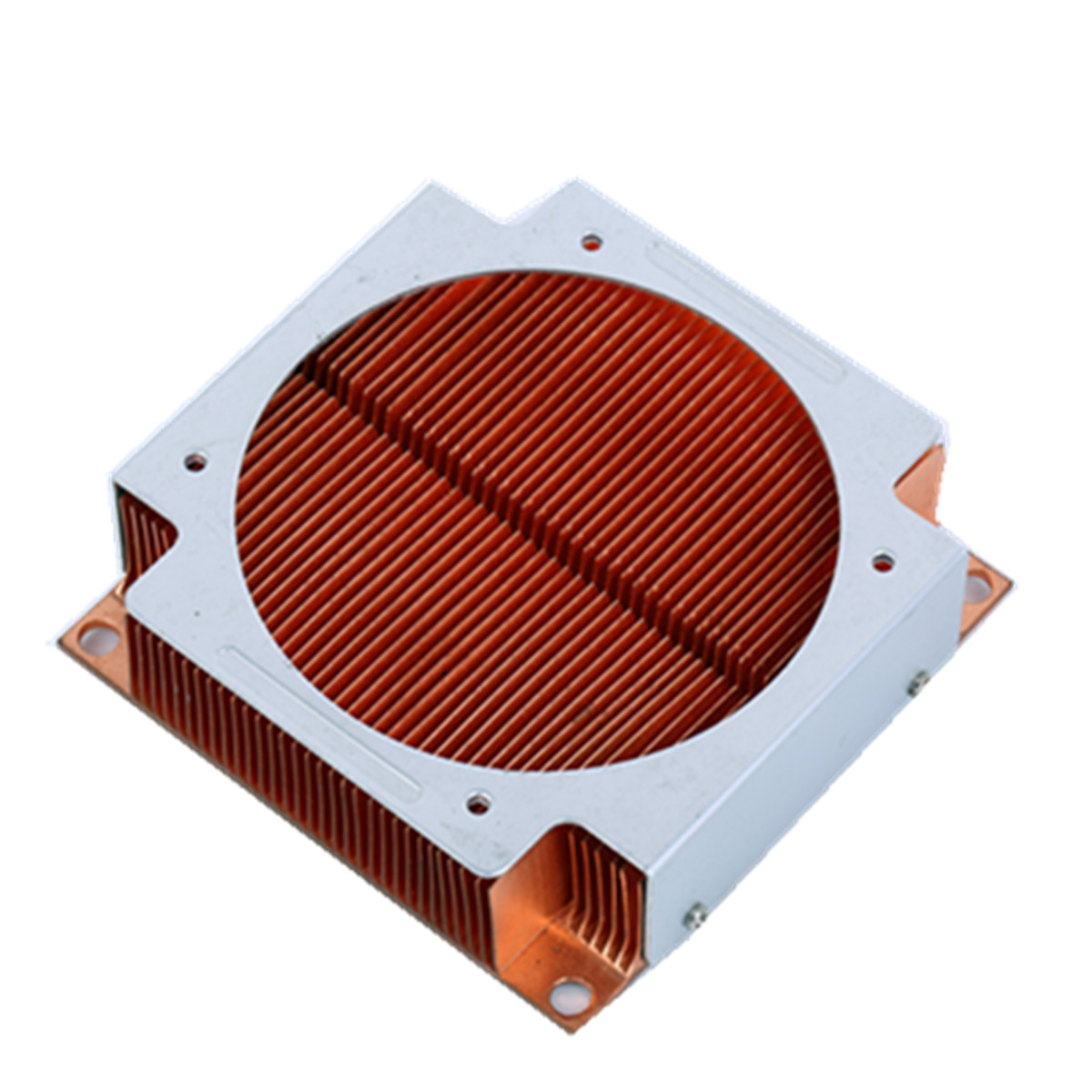 Copper skived fin heatsink