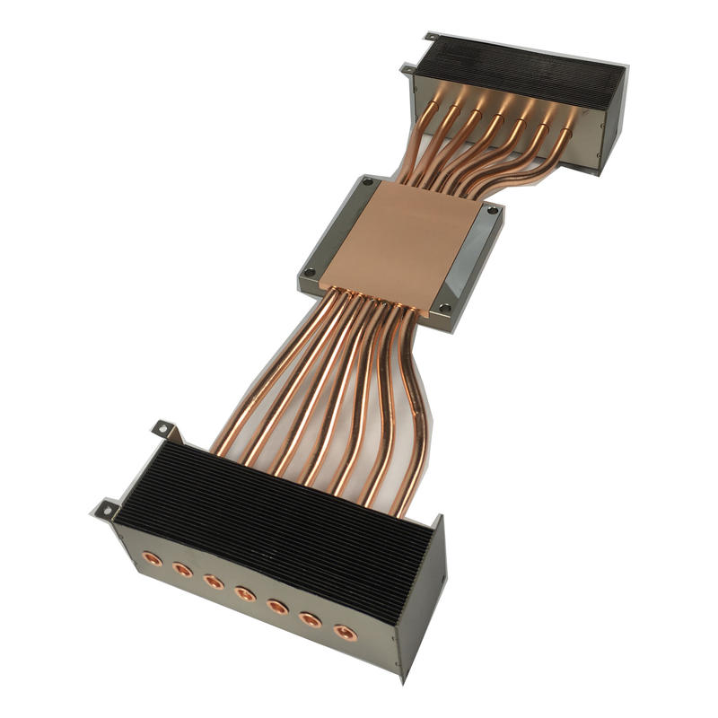Heat Pipe Heat Sink Module With Stamping Fin