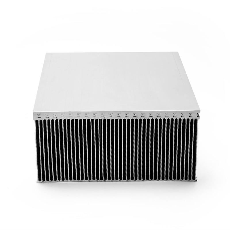 High Power Led Bonded Stitched Fin Heatsink For