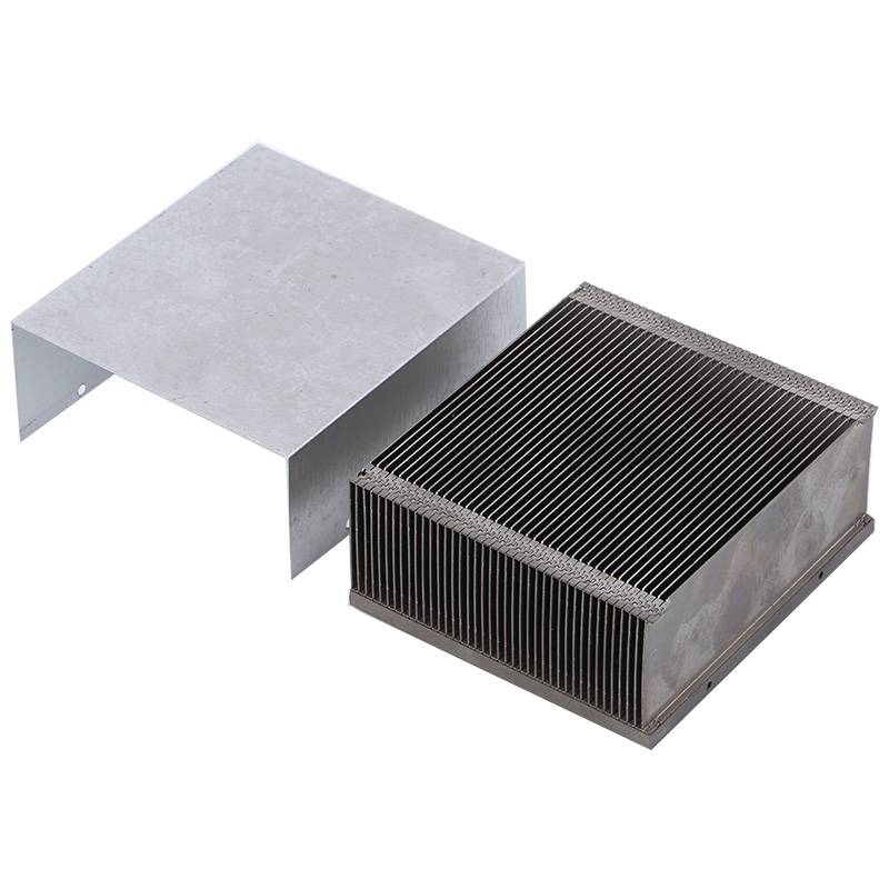 Soldering Heat Sink Aluminum zipper fin with cover from LORI