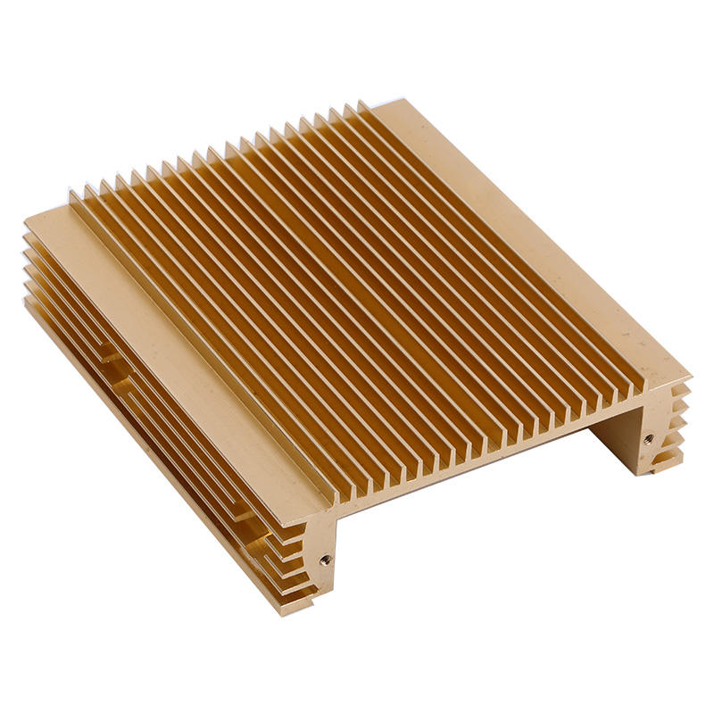 China  Aluminum Extrusion Heat Sink Enclosure With Yellow Anodized