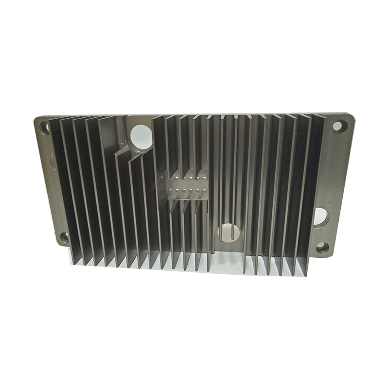 Hard anodized aluminium extrusion heat sink