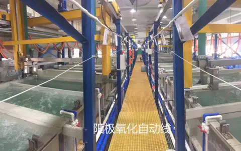 Anodizing line