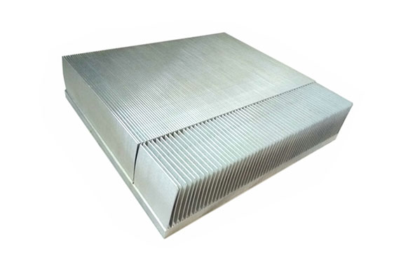 large aluminum skiving heat sink for power system