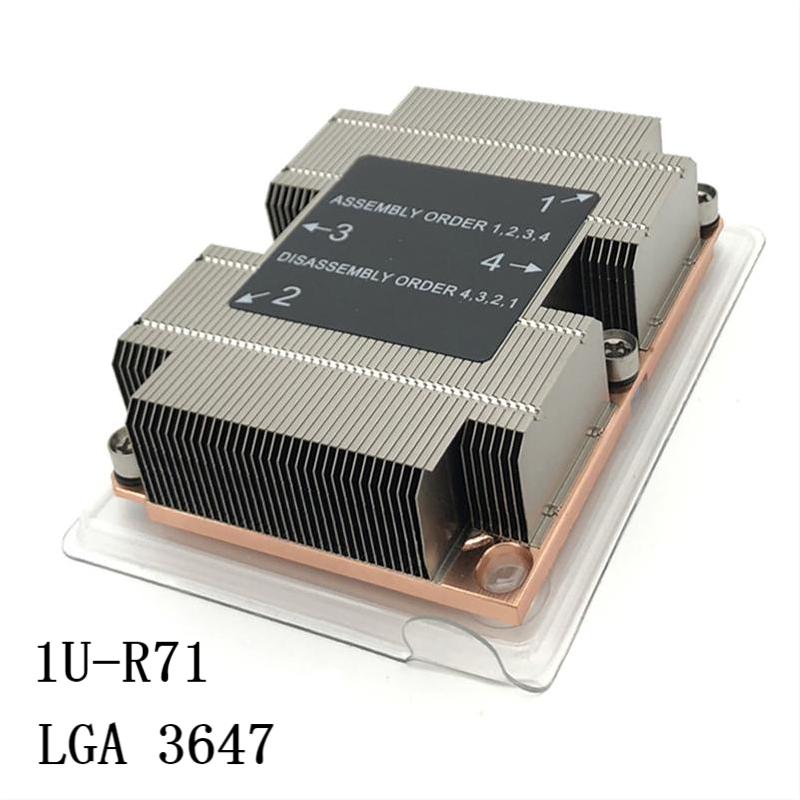 Passive 1u Server Heatsink Lga3647 Square Cpu Cooler Lori