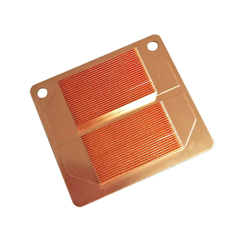 Customized Copper Skived Fin Heat Sink Manufacturing