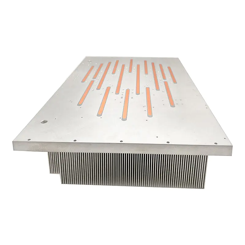 Customized Bonded Fin Heat Sink With Heat Pipe