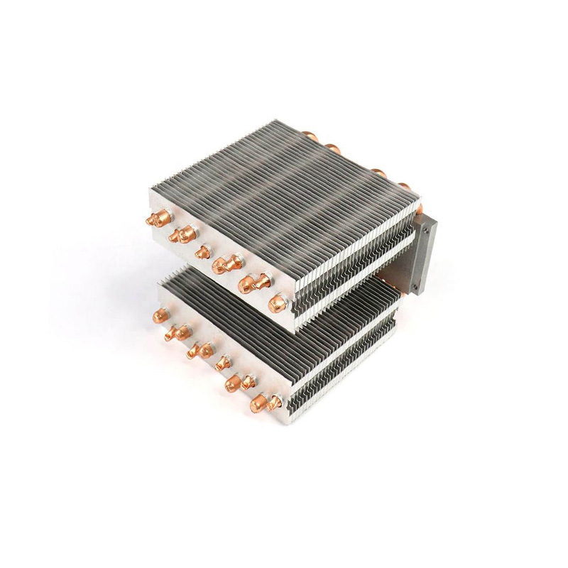 High Power Computer Cpu Heat Sinks With Embedded Heat Pipes