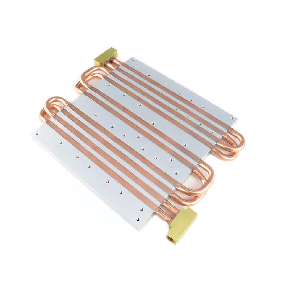 Copper Tube Aluminum Cold Plate Liquid Cooling Solution System | Lori