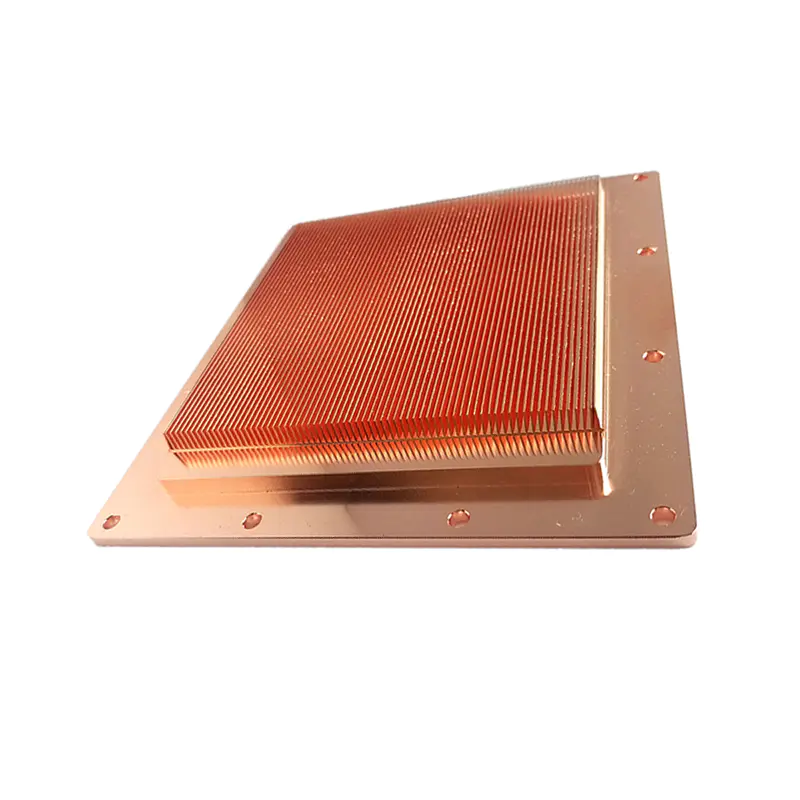 Custom Copper Skiving Heat Sink Plate