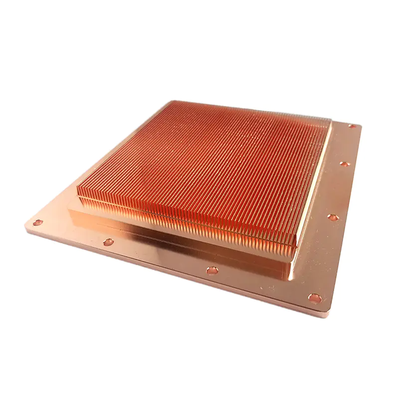 Custom Copper Skiving Heat Sink Plate
