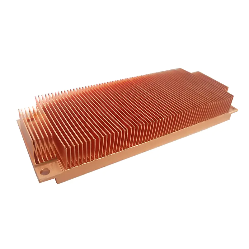 Large Copper Heatsink With Skiving Manufacturing Process