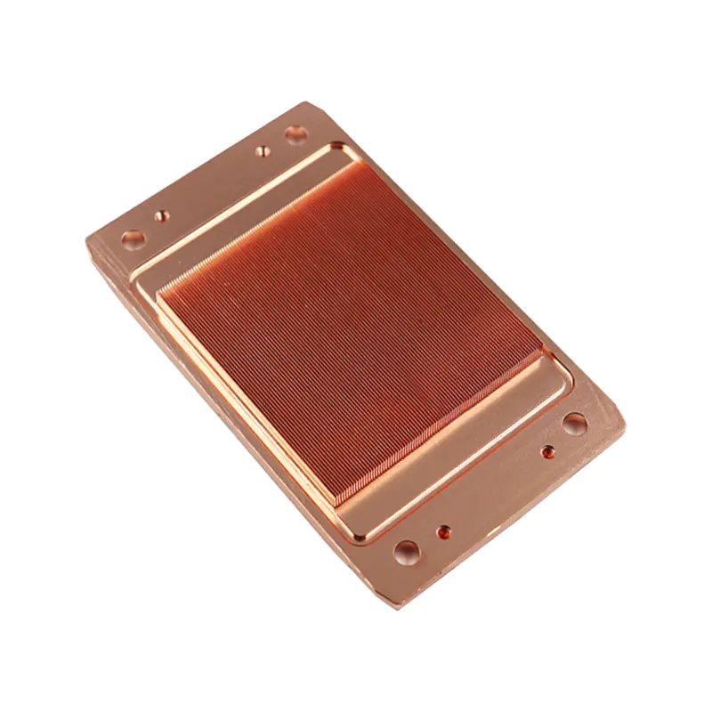 Custom Electronic Component Copper Skiving Fin Heat Sink