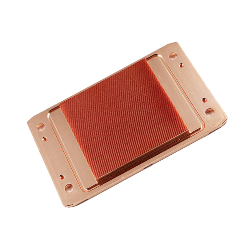 Custom Electronic Component Copper Skiving Fin Heat Sink