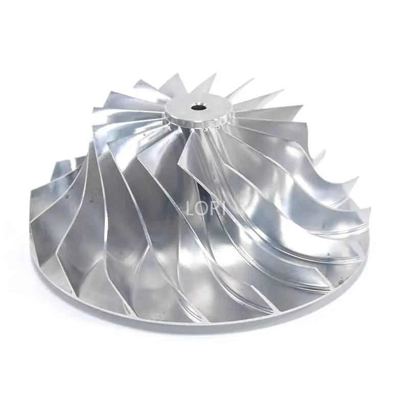 Custom 5 Axis High Precision CNC Machined Milled Aluminum Impeller Parts