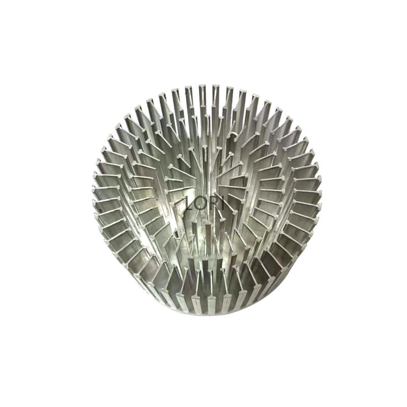 Cold Forged Aluminum Profile Sunflower High-Density Tooth Cob HeatSink For LED High Power Luminaires