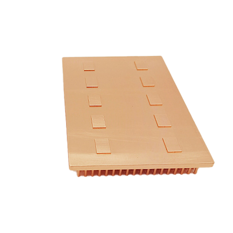 Customized High Power IGBT Cold Forging Copper Heat Sink