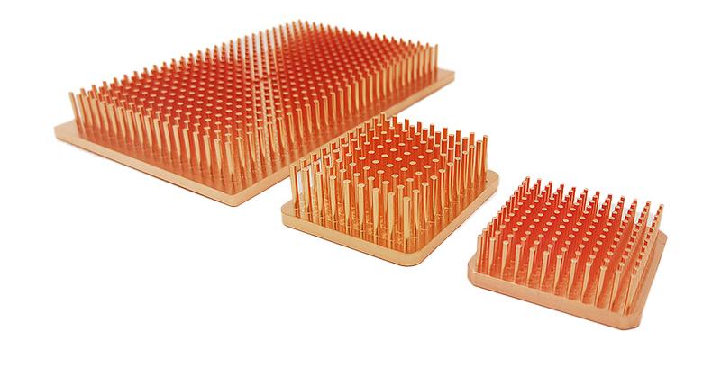 IGBT Cold Forging copper heat sink