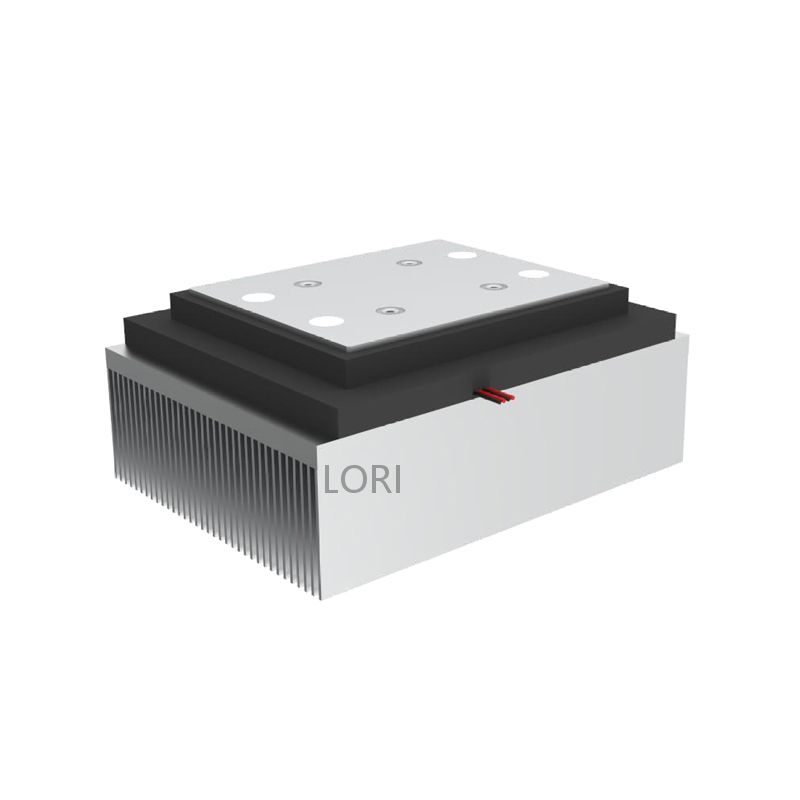 Semiconductor Cooling Module With Aluminum Plate and Skiving Fin Heat Sink