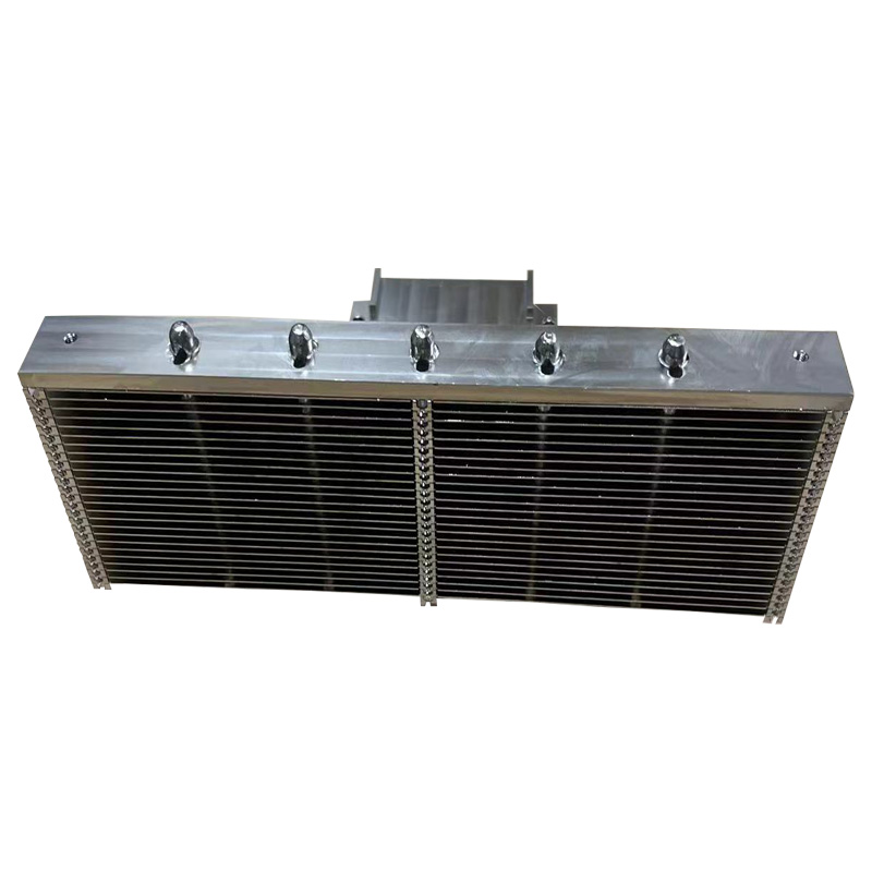 Custom Heat Pipe Heat Sink with Aluminum Zipper Fin