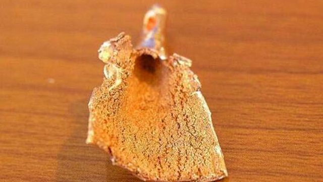 Copper powder sintered capillary core