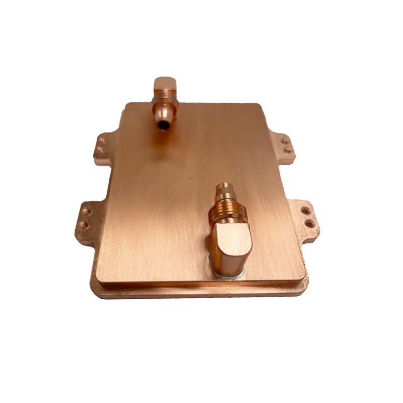 direct to chip liquid cooling vacuum brazing liquid cold plate