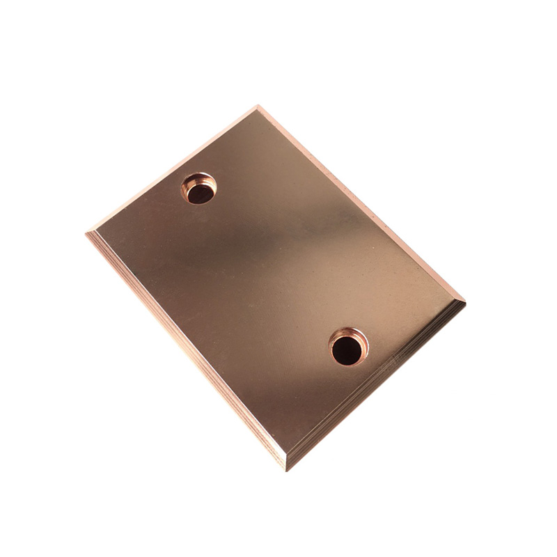 Custom CPU and GPU Vacuum Brazing Skived Fins Liquid Cooling Heat Sink for Server