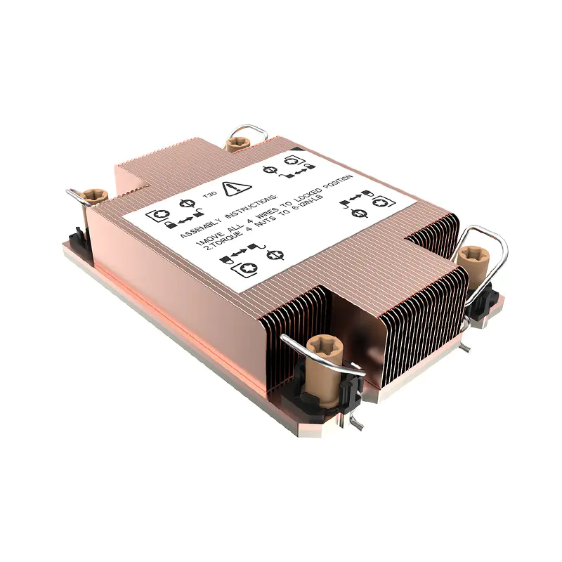 3th Intel Xeon Scalable Processors 1U Server Lga 4189 CPU Copper Vapor Chamber Heatsink