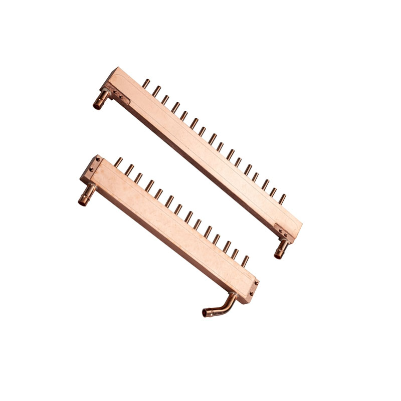 Rack Copper Manifold for Liquid Server Cooling Loop