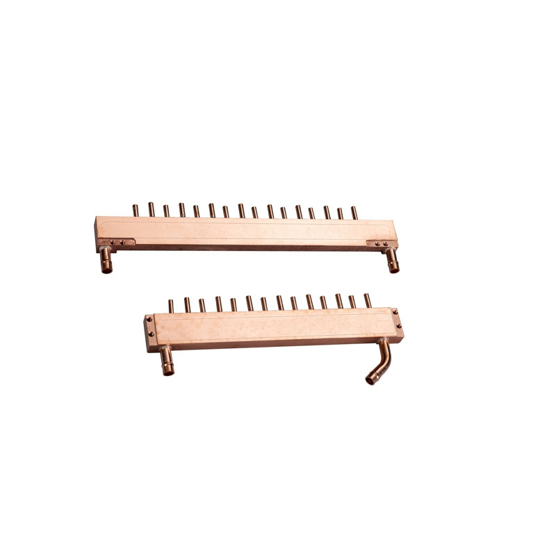 Rack Copper Manifold for Liquid Server Cooling Loop