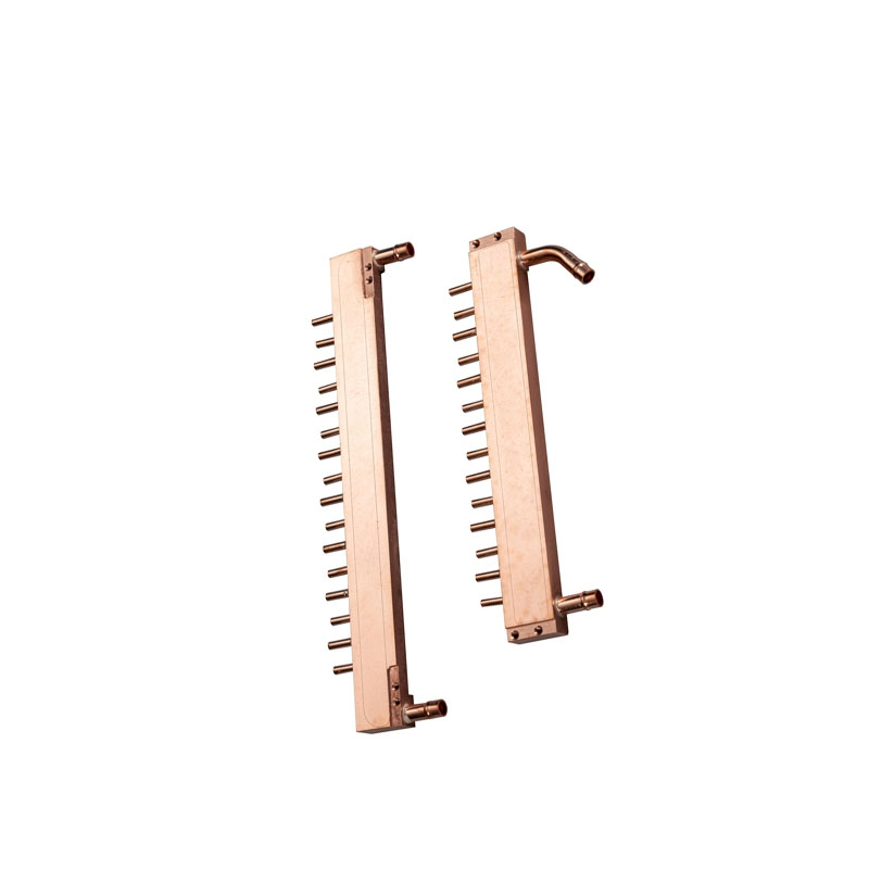Rack Copper Manifold for Liquid Server Cooling Loop