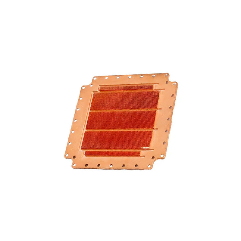 Vacuum Brazing High Density Copper Skived Microchannel CPU Liquid Cold Plate Heat Sink