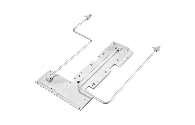 Aluminum liquid cold plate components