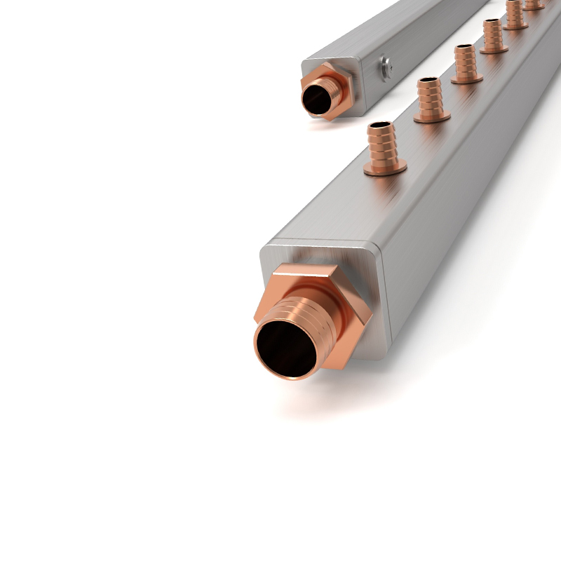 Data Center Liquid Cooling System Custom Rack Manifold