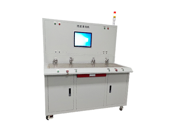 flow channel cleaning test machine
