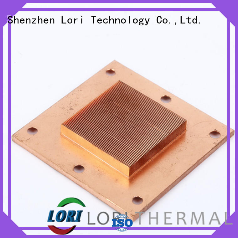 copper pin fin heat sink anodized for electronics LORI