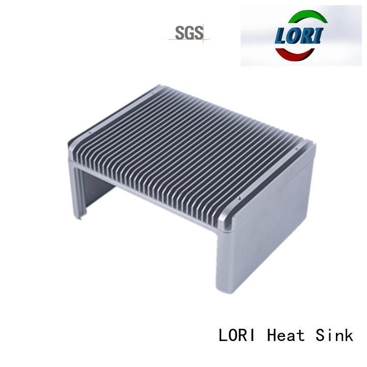 device heat sink extrusion black for cnc machining LORI