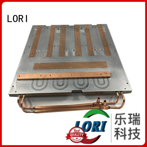 liquid cooled heatsink plates for high precision LORI