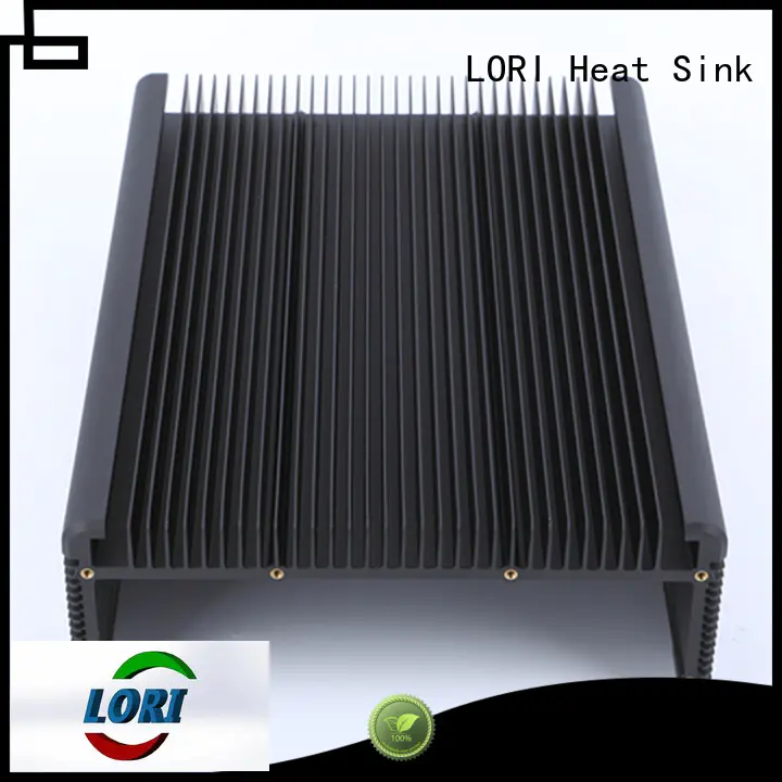 black extruded heat sink system for telecom LORI